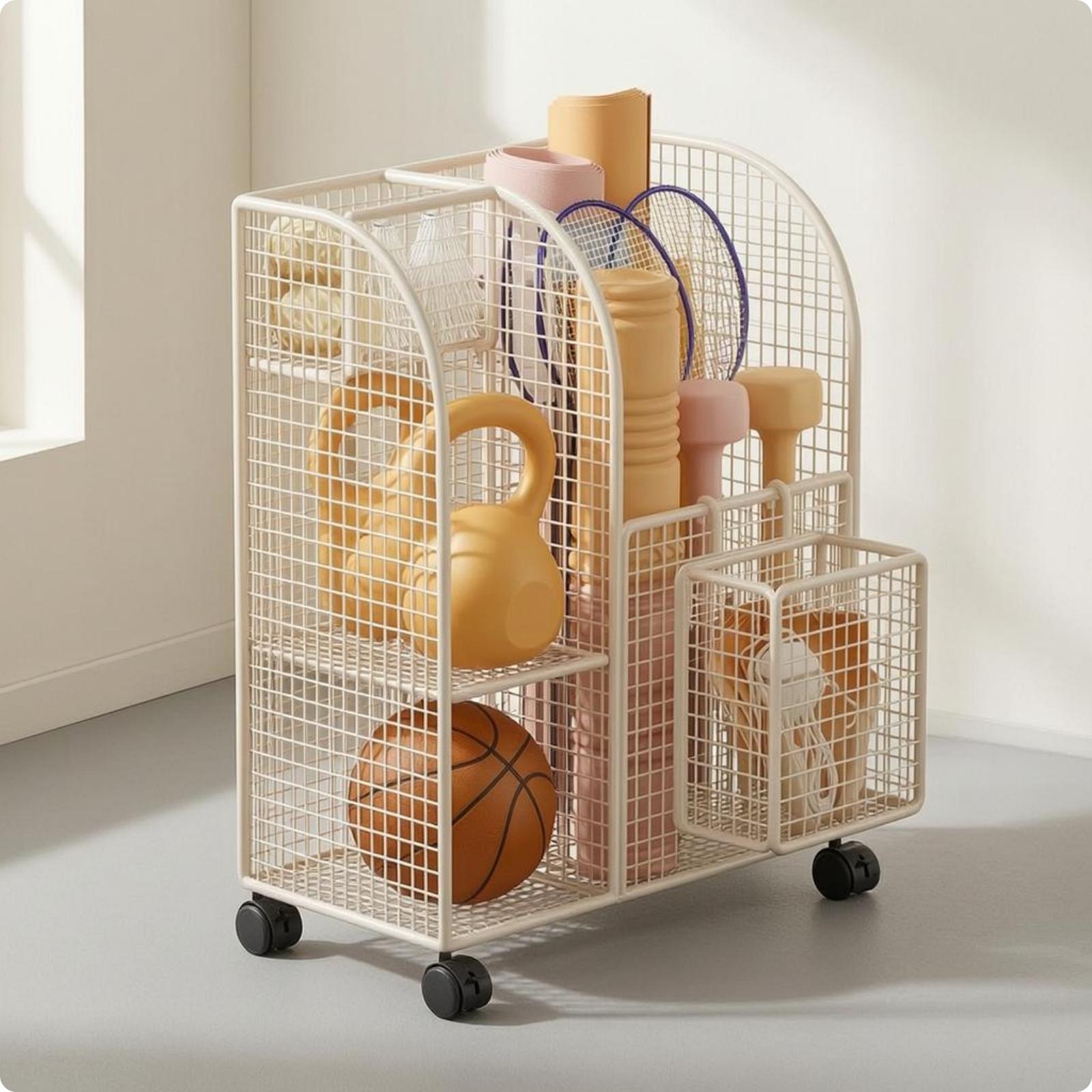 Compact Iron Wire Rack for Exe - Yoga Mat ulasan dan harga