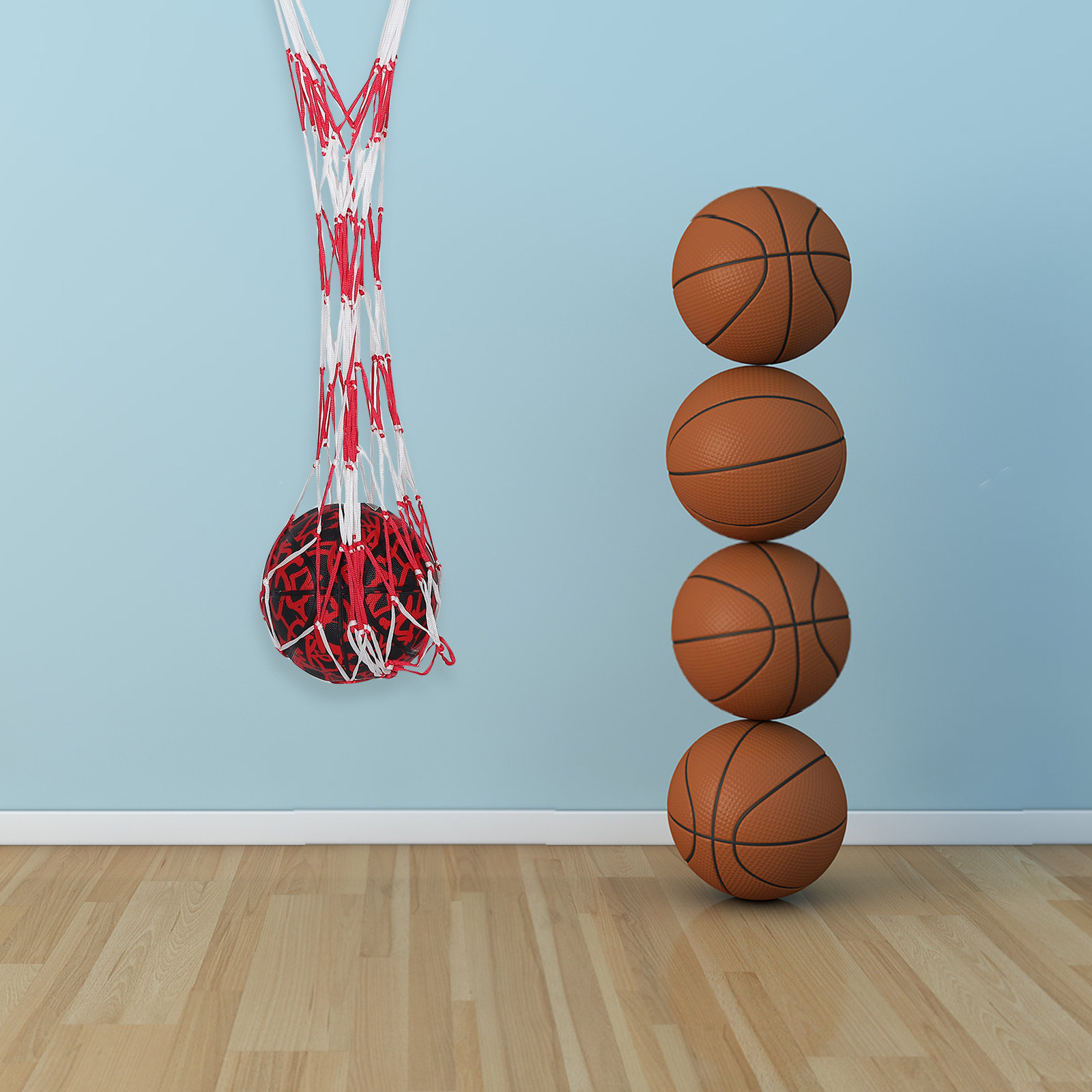 Portable Mesh Balls Bag Large  - Gym Ball ulasan dan harga