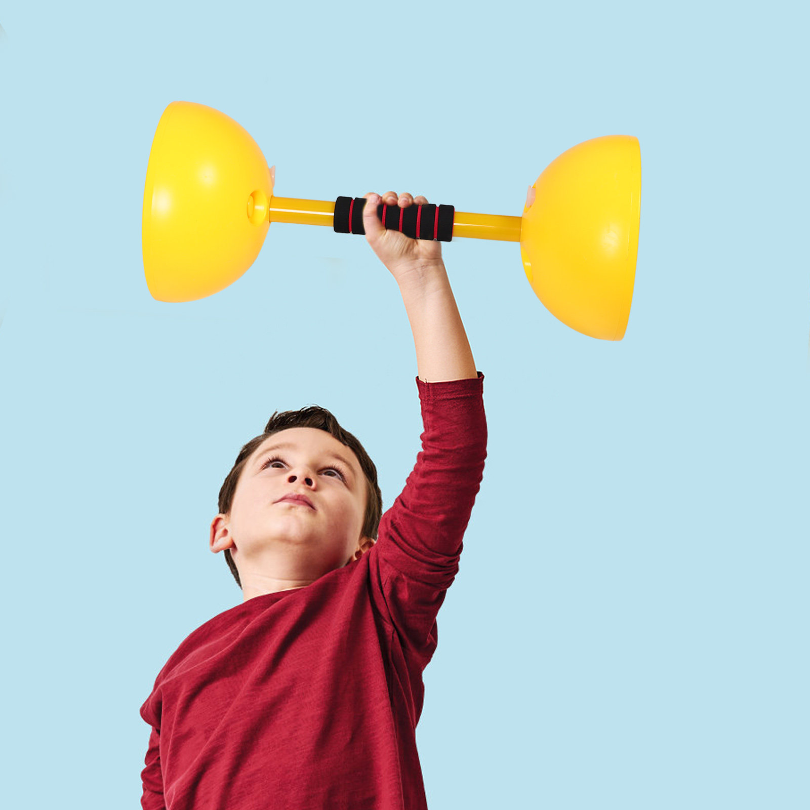 Kids Plastic Dumbbells and Bar - Dumbbell Set ulasan dan harga