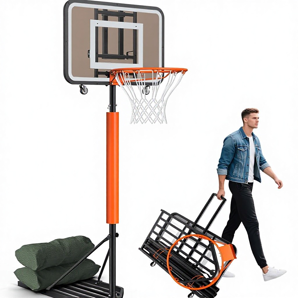 Adjustable Portable Basketball - Basketball Hoop ulasan dan harga